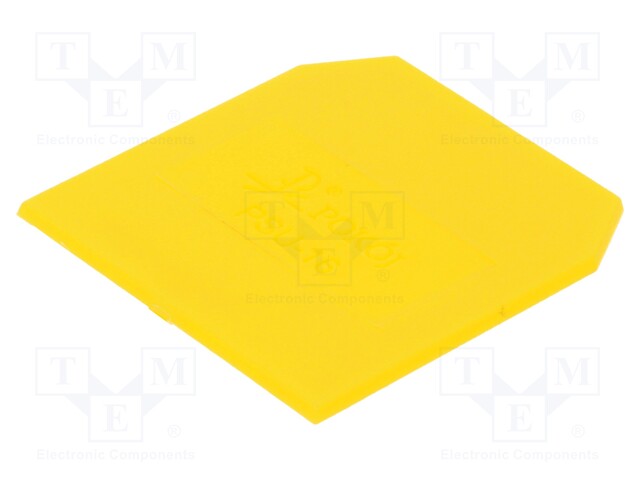 End/partition plate; Application: ZUG-G2.5,ZUG-G4; yellow