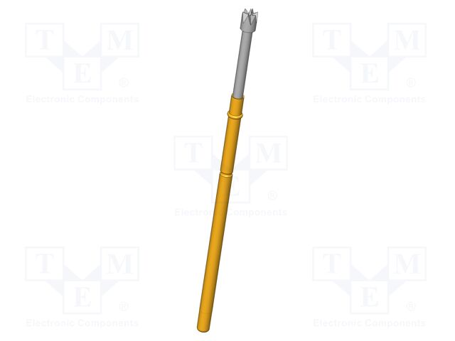 Test needle; Operational spring compression: 8mm; 5A; Ø: 2mm; 3N