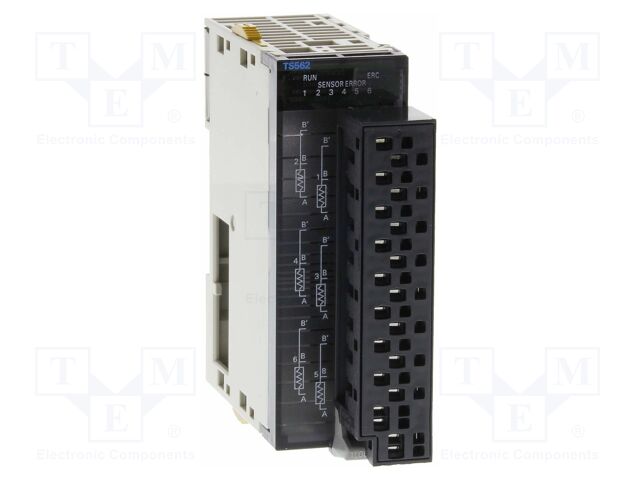 Module: in/out extension; IN: 6; 90x31x85mm; IN 1: Pt100,Pt1000