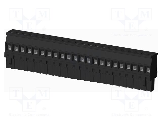 Connector: pluggable terminal block; plug; female; angled 90°
