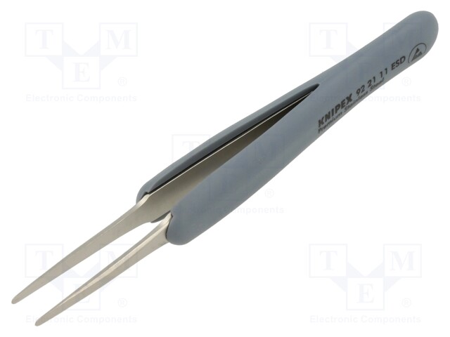 Tweezers; non-magnetic; Blade tip shape: flat; Blades: narrowed