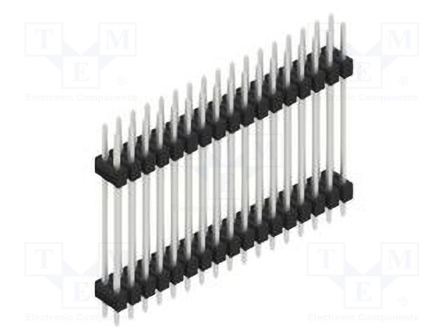 Connector: pin strips; pin header; male; PIN: 34; 2.54mm; THT; 2x17
