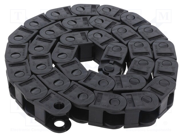 Cable chain; Series: 10; Bend.rad: 145mm; L: 1006mm; Int.width: 63mm