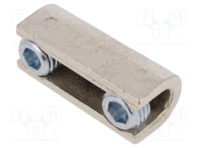 95mm2; screw terminal; for cable; straight; Mat: brass; ways: 1