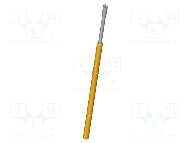 Test needle; Operational spring compression: 8mm; 5A; Ø: 1.3mm