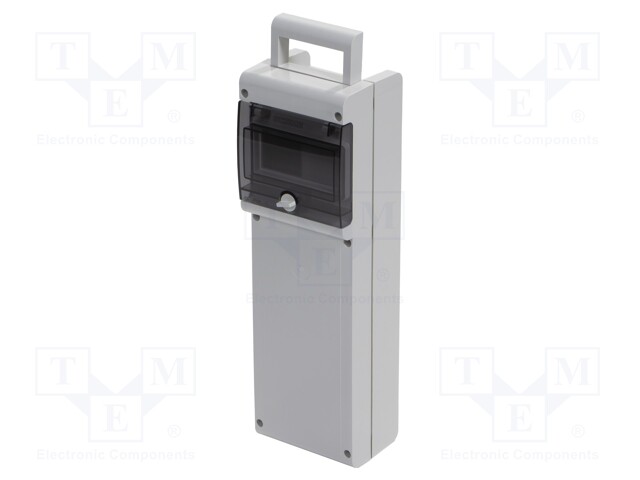 Enclosure: for modular components; grey; Series: BLOCK