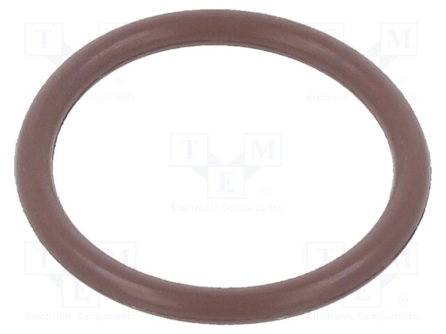 O-ring gasket; FPM; D: 1.5mm; Øint: 13mm; brown; -20÷200°C