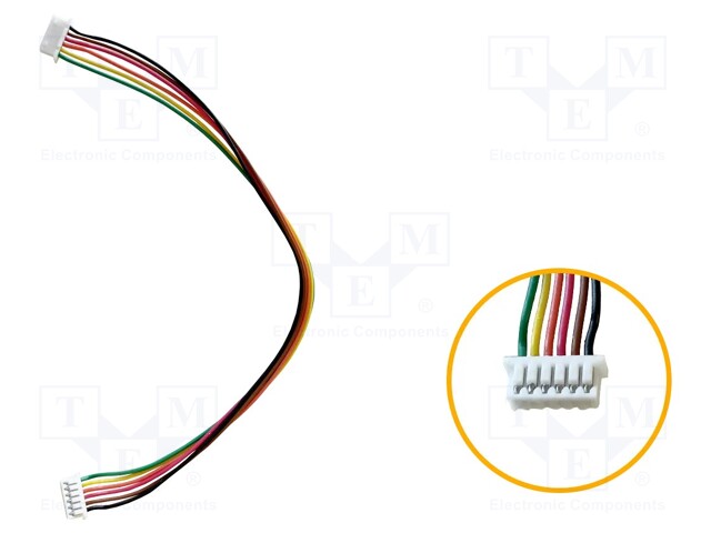 Cable; PIN: 6; Molex; Contacts ph: 1.25mm; Len: 150mm
