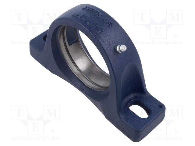 Bearing housing; with plummer block; cast iron; 80mm