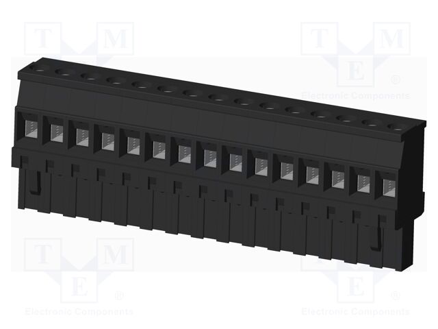 Connector: pluggable terminal block; plug; female; angled 90°