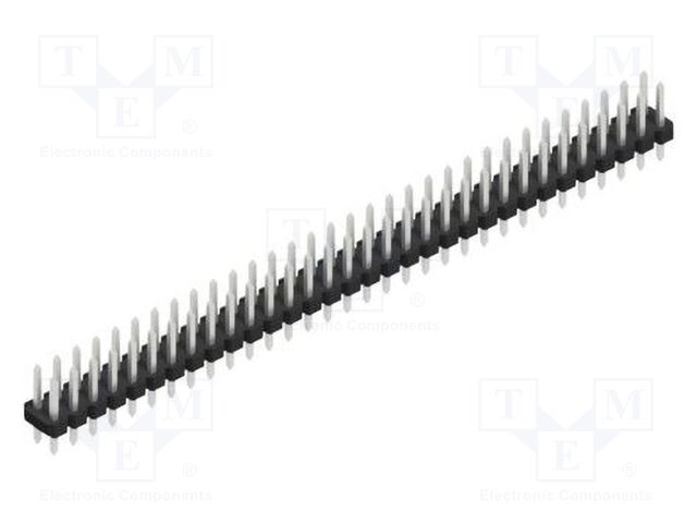 Connector: pin strips; pin header; male; PIN: 64; 2.54mm; THT; 2x32