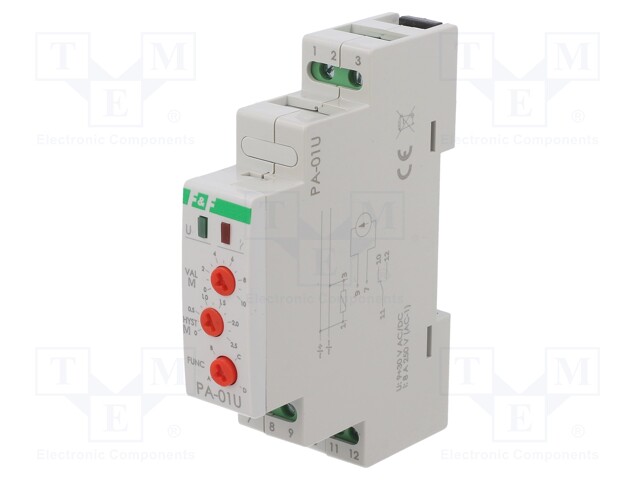 Usup: 9÷30VDC; Electr.connect: screw terminals; -25÷50°C; IP20