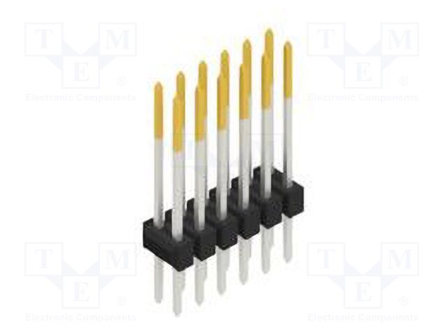 Connector: pin strips; pin header; male; PIN: 12; 2.54mm; THT; 2x6
