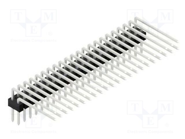 Connector: pin strips; pin header; male; PIN: 44; 2.54mm; THT; 2x22