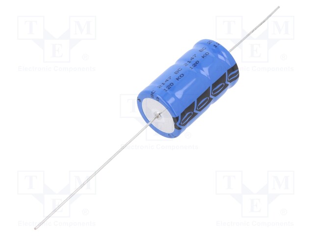 Electrolytic Capacitor, 470 µF, 63 V, 120 ATC Series, ± 20%, Axial Leaded, 8000 hours @ 125°C