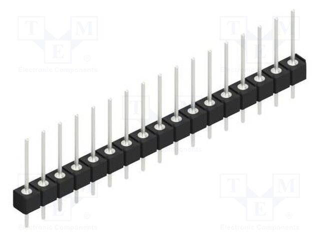 Connector: pin strips; pin header; male; PIN: 17; 2.54mm; THT; 1x17