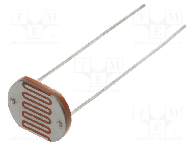 Photoresistor; 250mW; 4÷10kΩ; 560nm; Mounting: THT; 250VDC