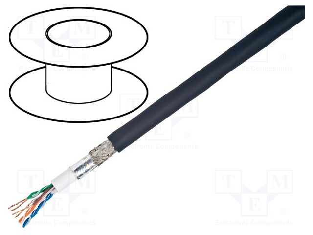 Wire; SF/UTP; industrial Ethernet; 5e; stranded; Cu; 4x2x26AWG