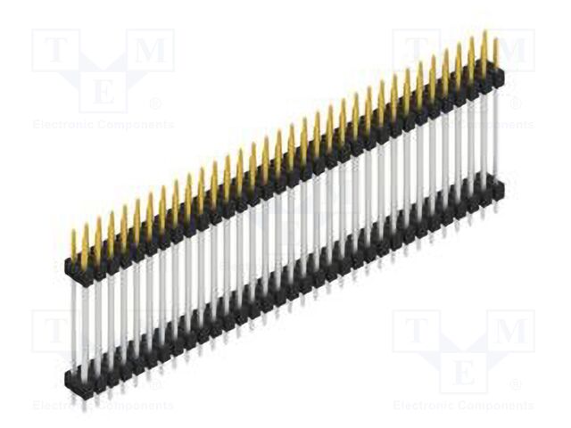 Connector: pin strips; pin header; male; PIN: 66; 2.54mm; THT; 2x33