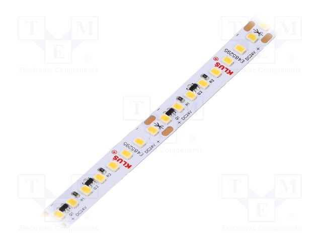 LED tape; white warm; 24V; LED/m: 160; 10mm; IP20; 120°; 24W/m