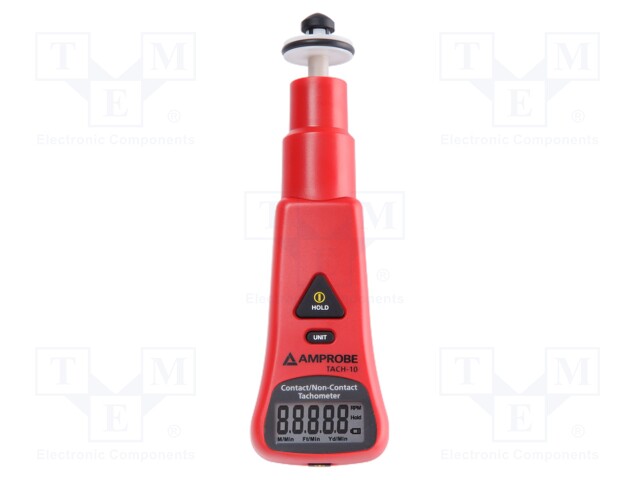 Tachometer; 0.1%; Resol: 0,001rpm; 544.3g; Power supply: 9V