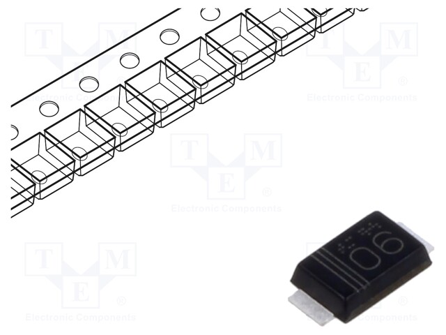 Diode: Schottky rectifying; SMD; 60V; SOD128