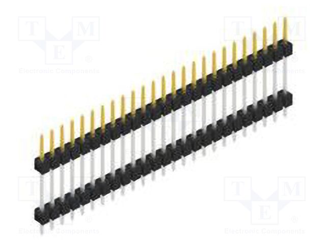 Connector: pin strips; pin header; male; PIN: 25; 2.54mm; THT; 1x25