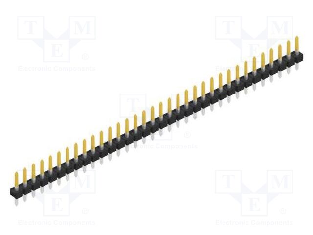 Connector: pin strips; pin header; male; PIN: 34; 2.54mm; THT; 1x34