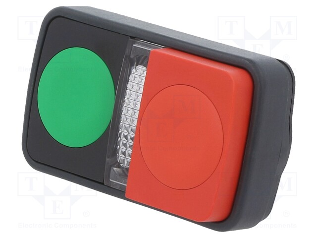 Switch Actuator, XB5 Series Illuminated Double-Headed Pushbutton Switches, Harmony Series