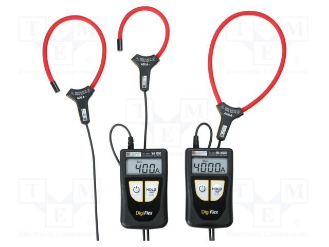 AC current clamp adapter; LCD; (4000); Probe l: 170mm; 0÷50°C