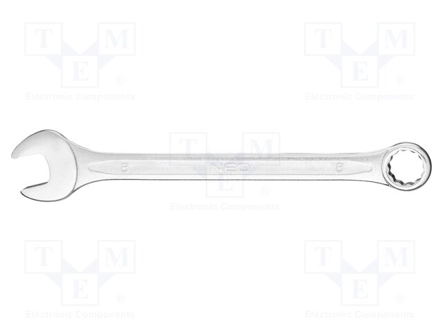 Wrench; combination spanner; 8mm; Chrom-vanadium steel; L: 120mm