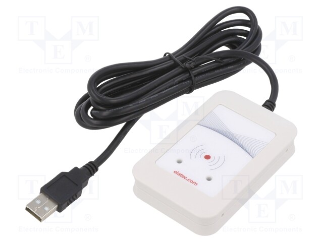 RFID reader; 4.3÷5.5V; USB; antenna; Range: 100mm; 88x56x18mm