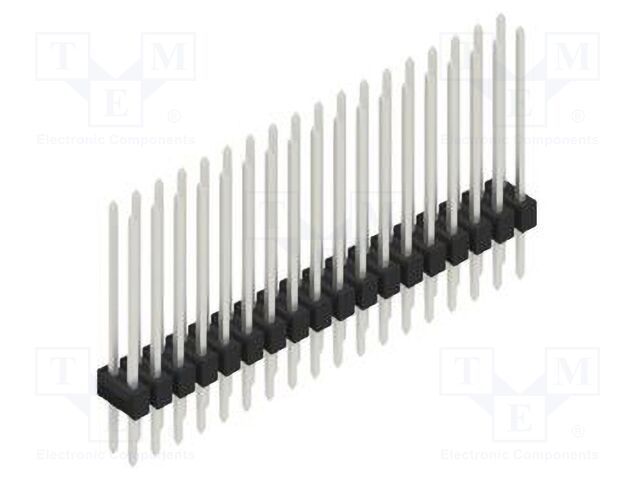 Connector: pin strips; pin header; male; PIN: 36; 2.54mm; THT; 2x18