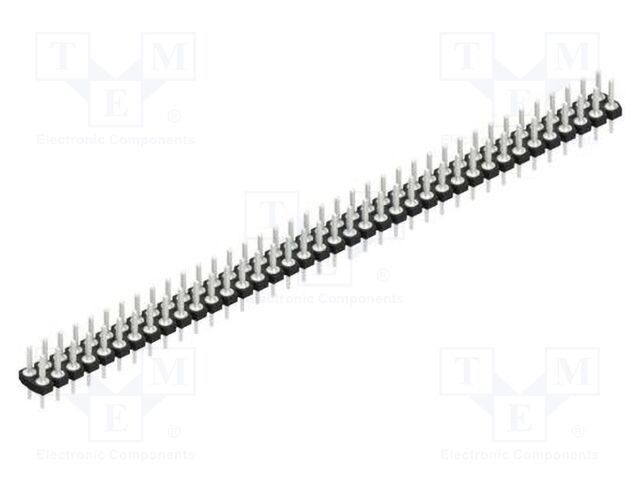 Connector: pin strips; pin header; male; PIN: 76; 2.54mm; THT; 2x38
