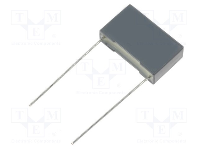 Capacitor: polypropylene; X2; 470nF; 22.5mm; ±20%; 26.5x7x16mm