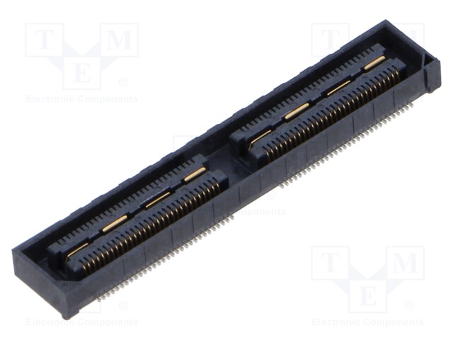 Connector: PCB to PCB; female; PIN: 120; 0.5mm; QSH; gold-plated