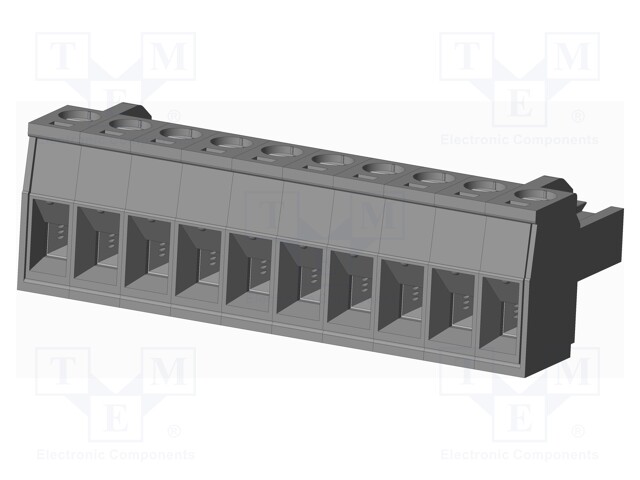 Connector: pluggable terminal block; plug; female; straight; grey