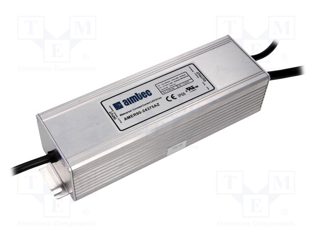 Power supply: switched-mode; LED; 90W; 36÷50VDC; 1.8A; 90÷305VAC