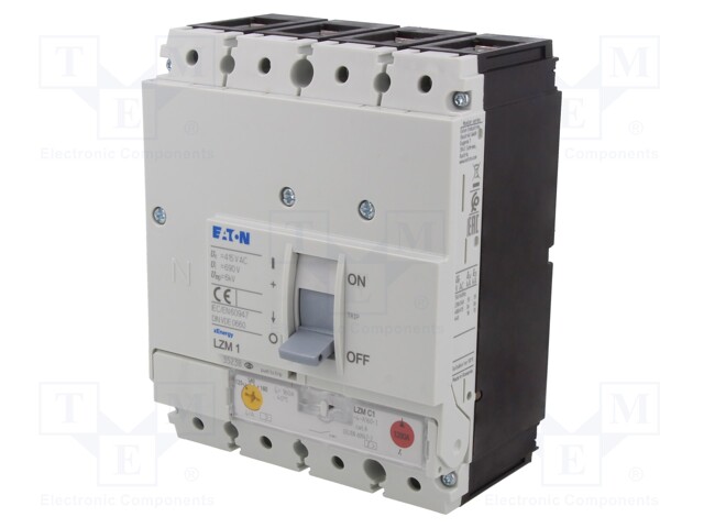 Power breaker; Poles: 4; screw type; Inom: 160A; LZM; IP20; -25÷70°C
