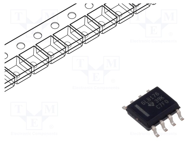 IC: interface; bus transceiver; half duplex,RS485; 10000kbps