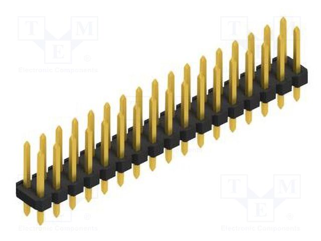 Connector: pin strips; pin header; male; PIN: 34; 2.54mm; THT; 2x17