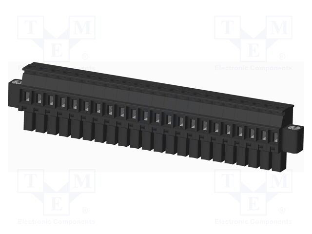 Connector: pluggable terminal block; plug; female; angled 90°