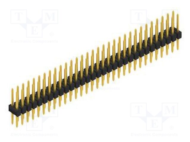Connector: pin strips; pin header; male; PIN: 62; 2.54mm; THT; 2x31