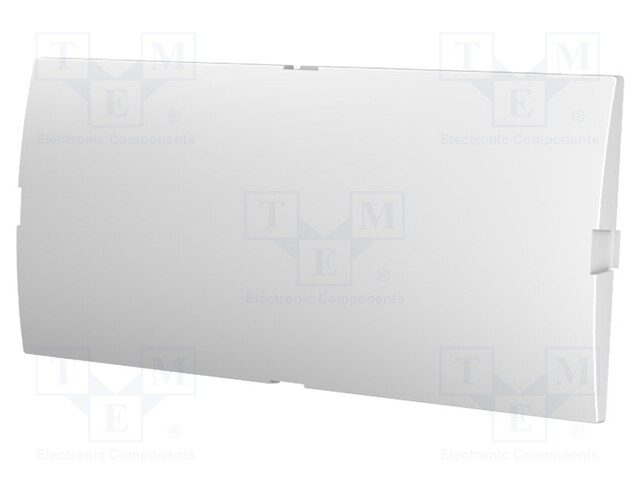 Front panel; prominent