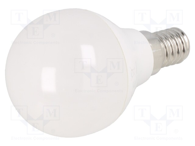 LED lamp; warm white; E14; 230VAC; 5W; 200°; 3000K; 3pcs.