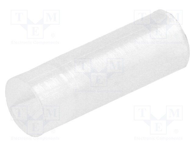 Spacer sleeve; LED; Øout: 4mm; ØLED: 3mm; L: 11.5mm; natural; UL94V-2