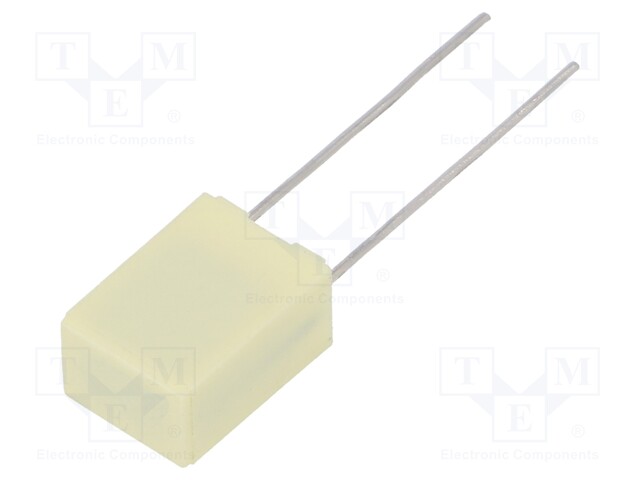Capacitor: polyester; 100nF; 160VAC; 250VDC; Pitch: 5mm; ±10%
