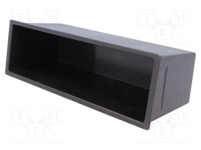 Radio box; Volvo; ISO; black; 59x189mm