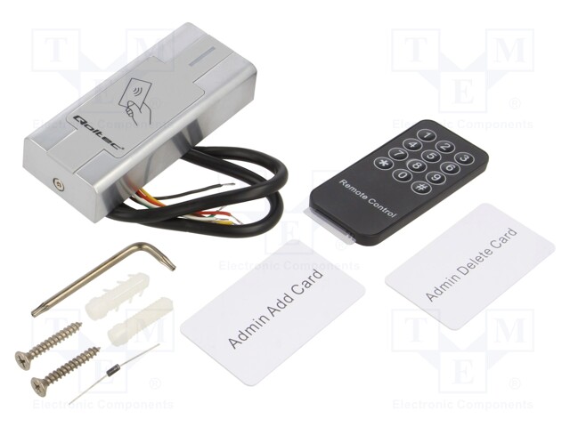 RFID reader; wall mount; 10÷24VDC; IP68; -40÷60°C; 125kHz
