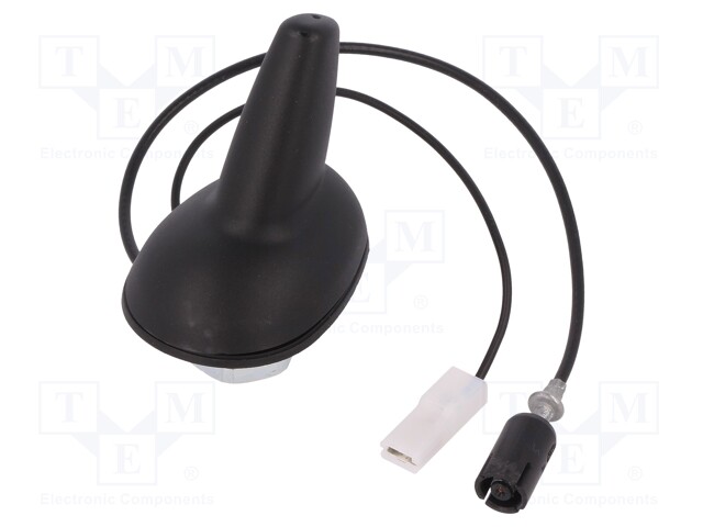 Antenna; SHARK; AM,FM; universal; Colour: black; 12VDC; 19mm